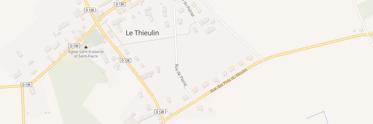 Plan du 13 Rue de Pierre au Thieulin