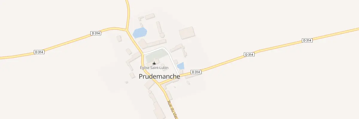 Plan du 2 Rue de la Moinerie à Prudemanche