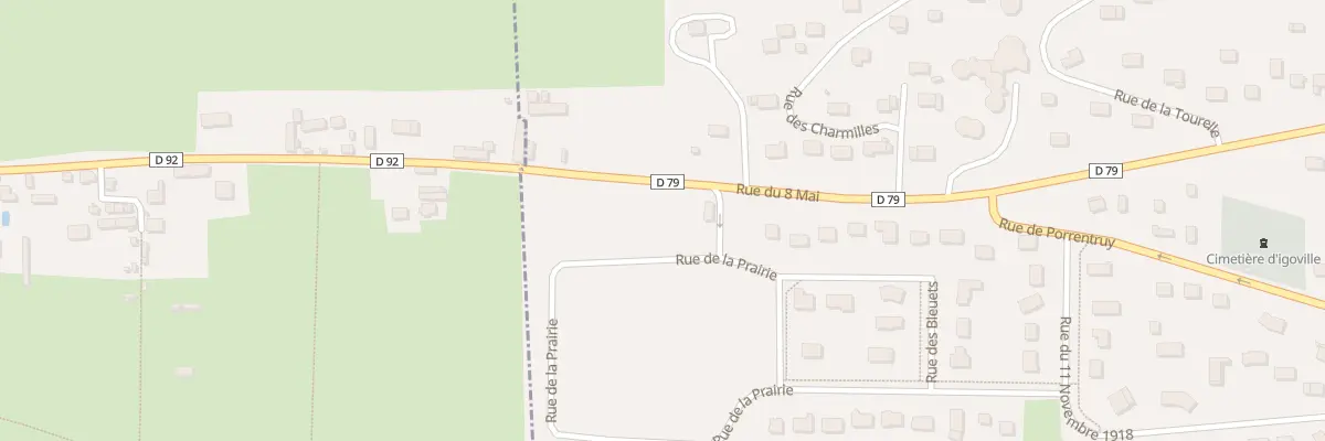 Plan du 577 Rue de la Prairie à Igoville
