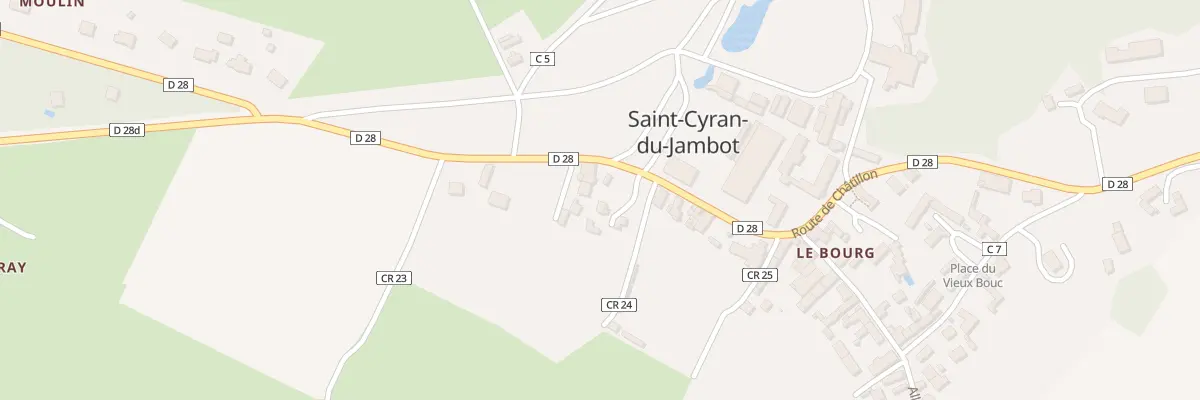Plan du 11 Rte de Fléré à Saint-Cyran-du-Jambot