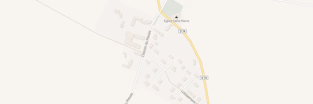 Plan du 1A Vc Lot de l’Eglise au Plessis-Grohan