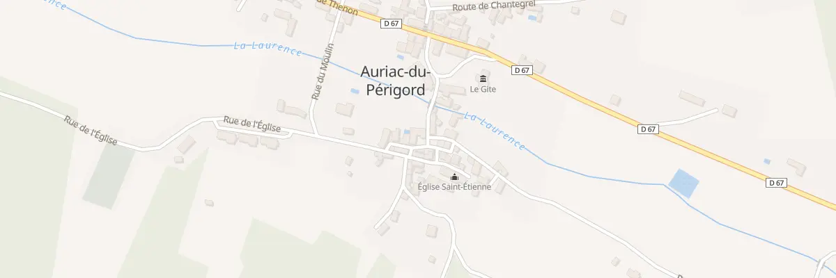 Plan du 2 Pl du Mitron à Auriac-du-Périgord