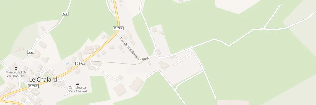 Plan du 4 Rue de la Salle des Fetes au Chalard
