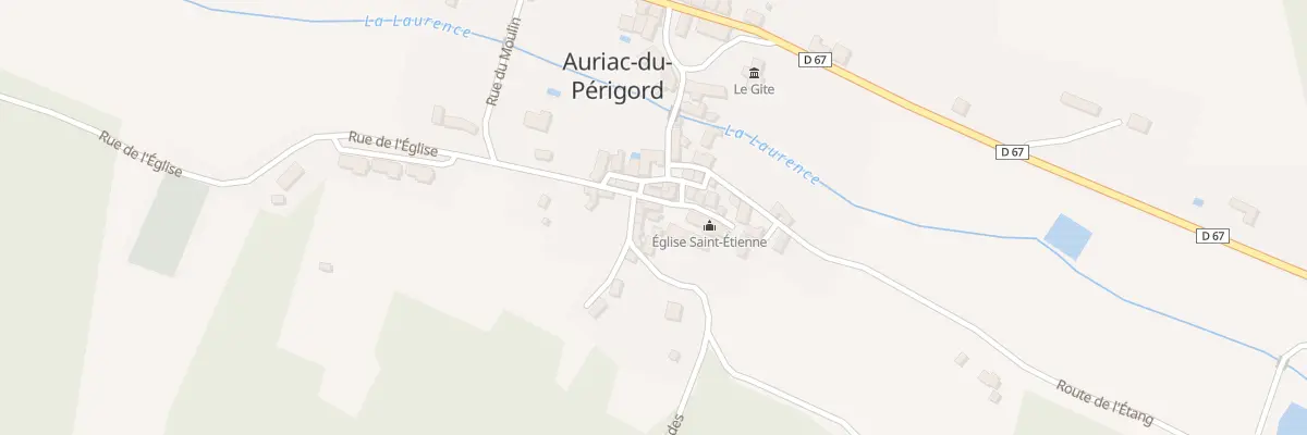 Plan du 4 Pl de l’Eglise à Auriac-du-Périgord