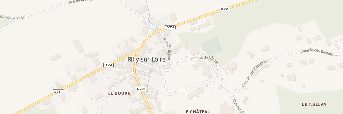 Plan du 7 Rue de l’Eglise à Rilly-sur-Loire