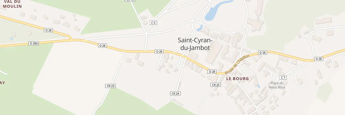 Plan du 9 Rte de Fléré à Saint-Cyran-du-Jambot