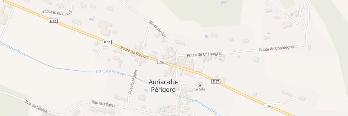 Plan du 56 Le Bourg à Auriac-du-Périgord