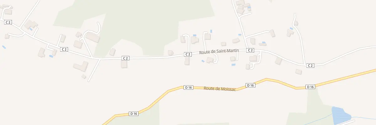 Plan du 595 Rte de Saint Martin à Durfort-Lacapelette