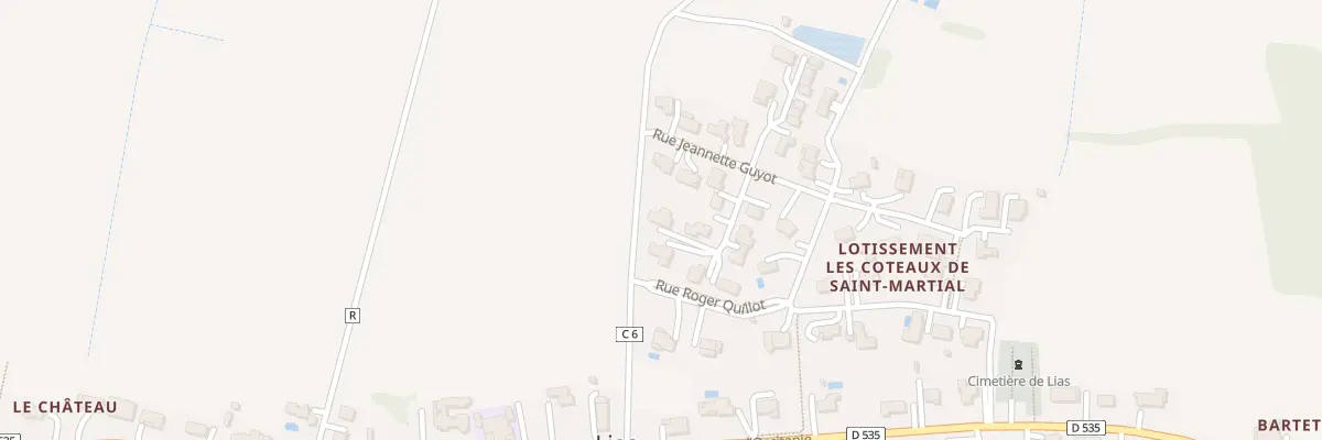 Plan du 8 Imp Lucie Aubrac à Lias
