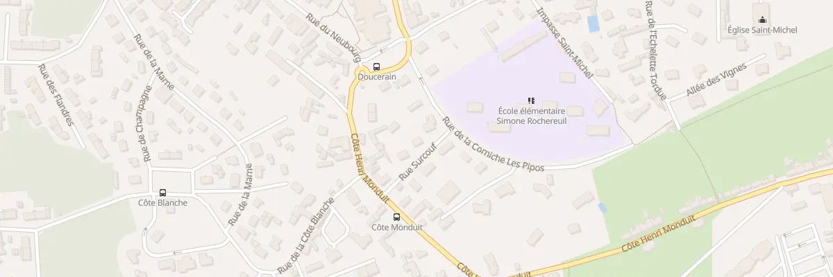 Plan du 3 Rue Surcouf à Évreux