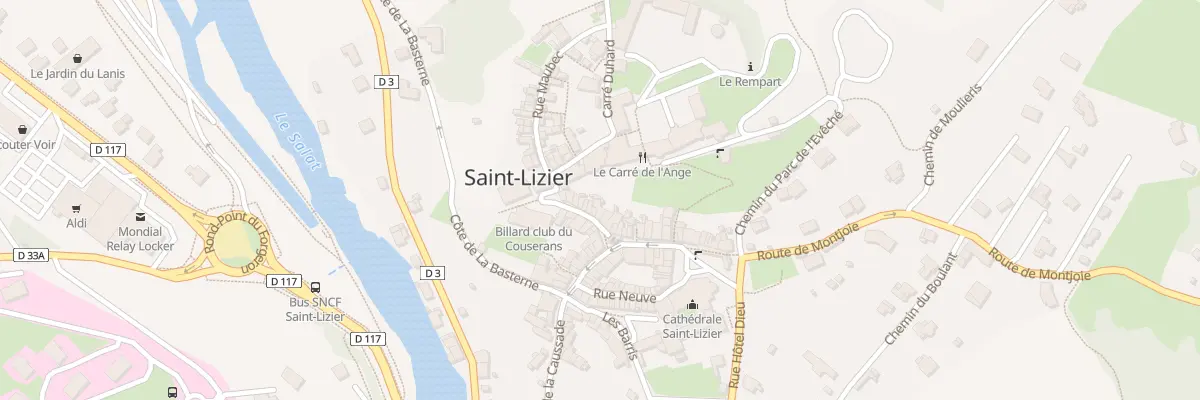 Plan du 6 Rue de l’Horloge à Saint-Lizier
