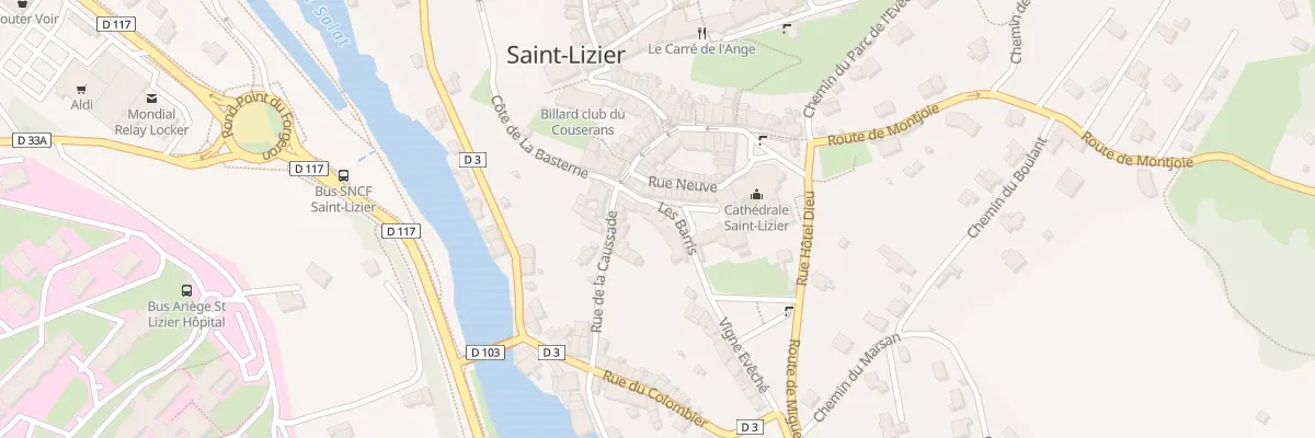 Plan du 152 La Ville à Saint-Lizier