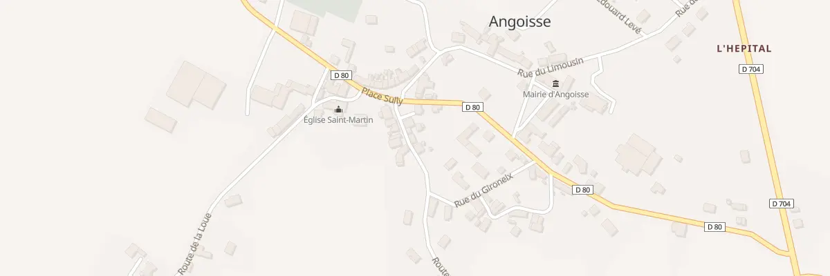 Plan du 5 Rte du Lavoir à Angoisse