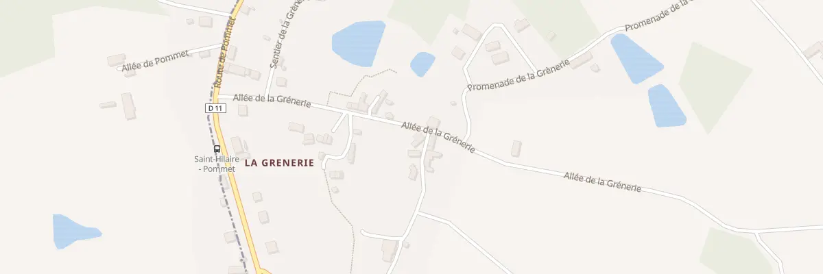 Plan du 2 Imp de la Grènerie à Saint-Hilaire-les-Places