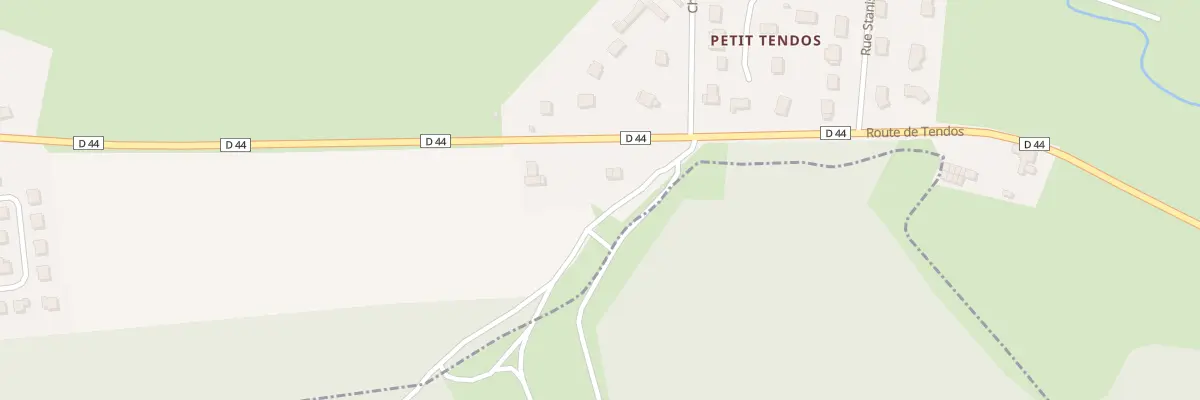 Plan du 1455 Rte de Tendos à Fontaine-le-Bourg