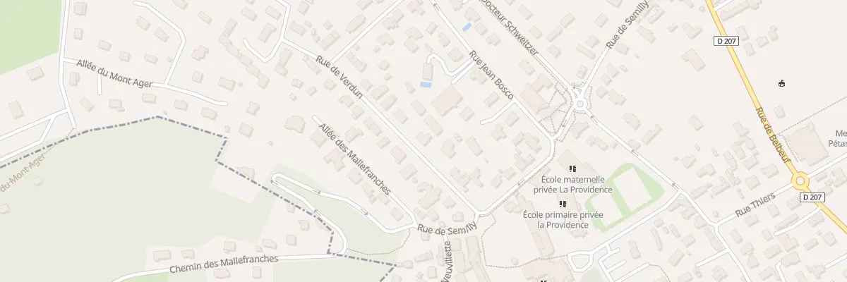 Plan du 7 Rue de Verdun au Mesnil-Esnard