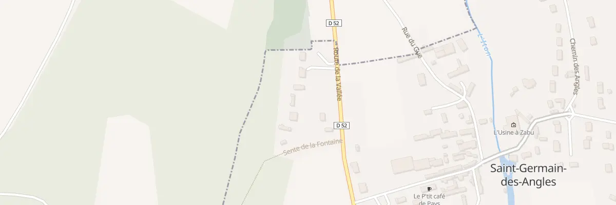 Plan du 5 Rte de la Vallée à Saint-Germain-des-Angles