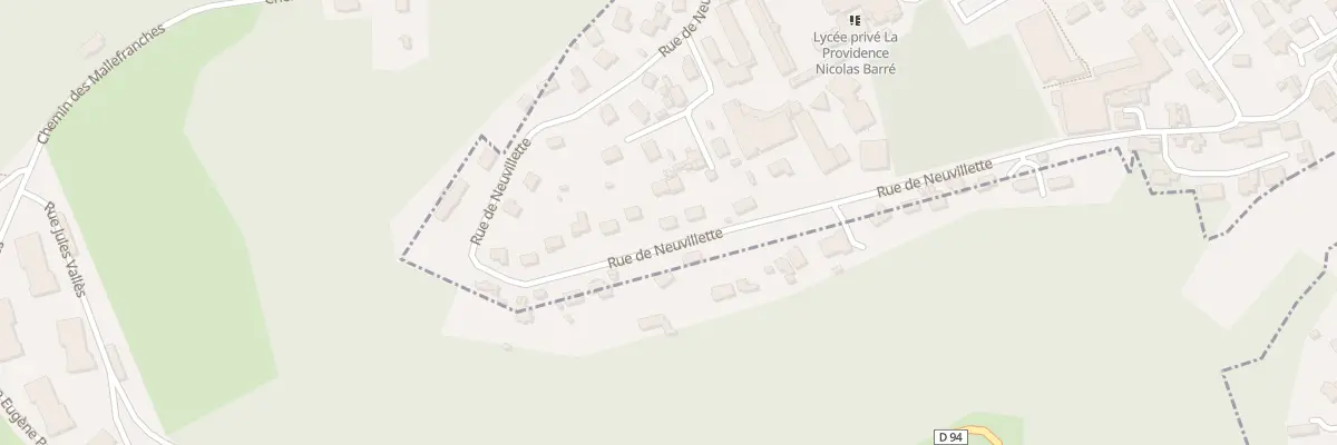 Plan du 38 Rue de Neuvillette au Mesnil-Esnard