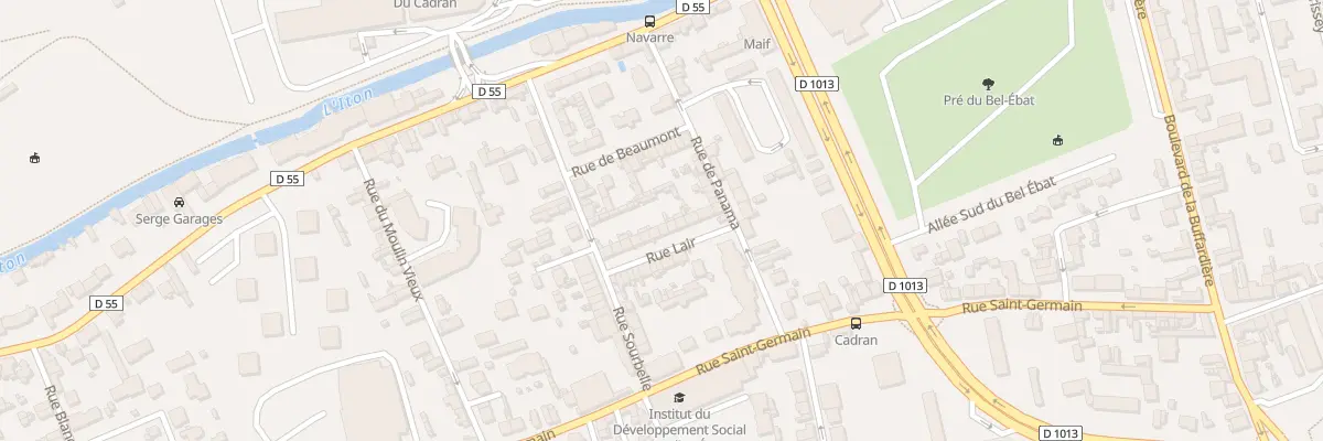 Plan du 10 Rue Lair à Évreux