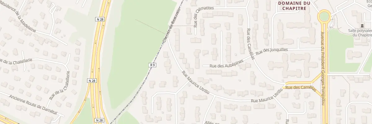 Plan du 25 Rue Maurice Utrillo à Bihorel