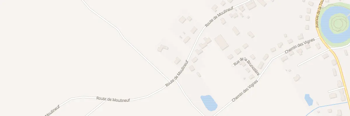 Plan du 23 Rte de Moulineuf à Coulommiers-la-Tour