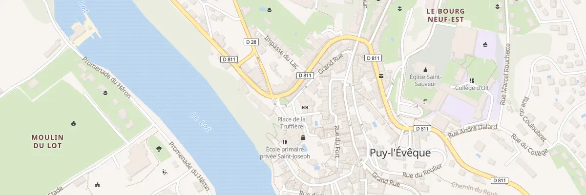 Plan du 1 Rue Ernest Marcouly à Puy-l’Évêque
