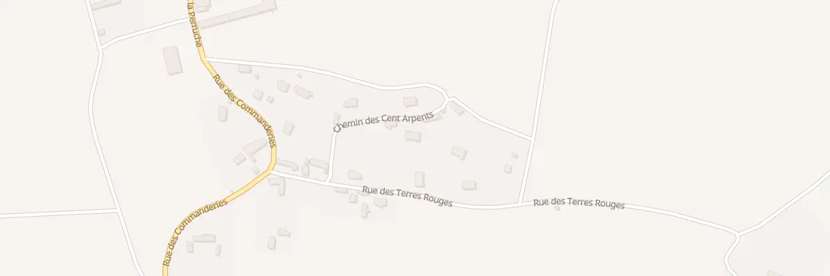 Plan du 1B Che des Cent Arpents à Prudemanche
