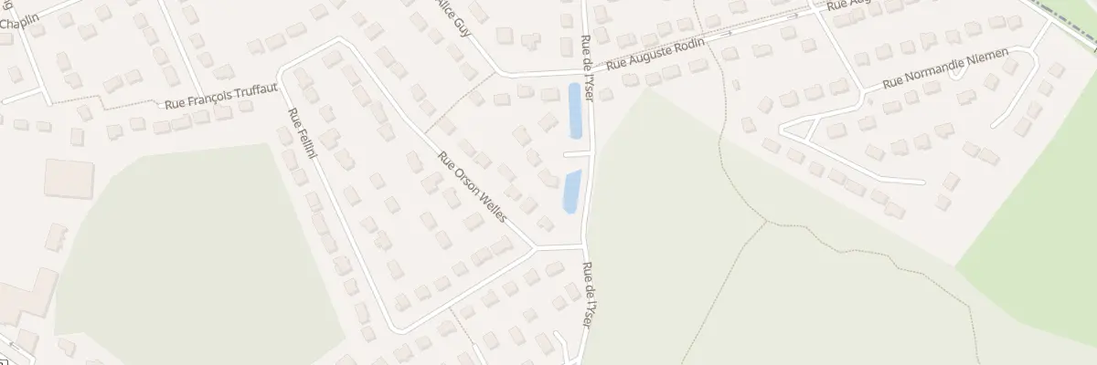 Plan du 45 Rue de l’Yser à Évreux