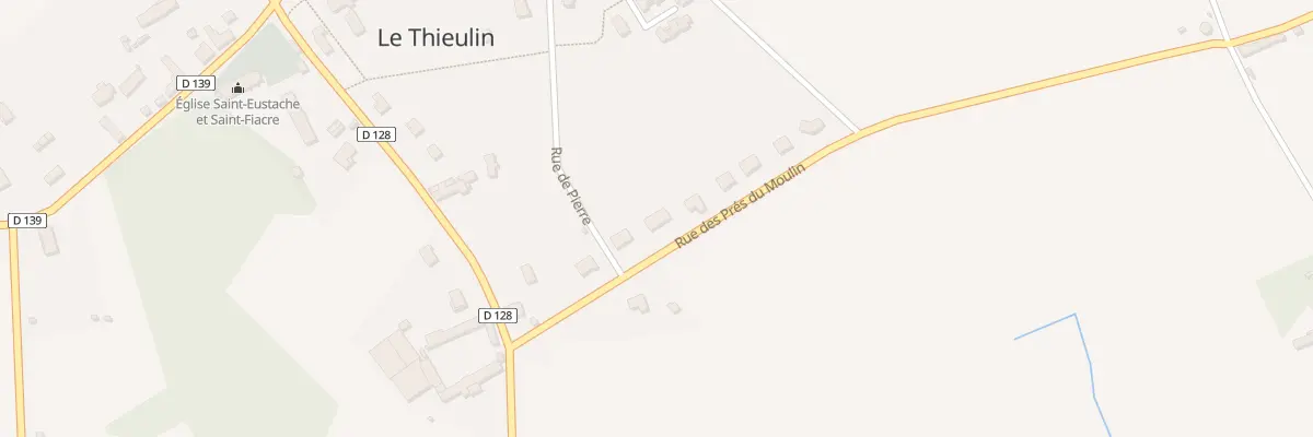 Plan du 5 Rue des Prés du Moulin au Thieulin