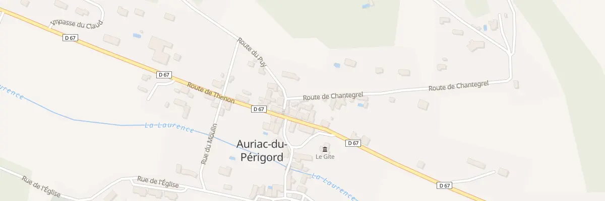 Plan du 60 Le Bourg à Auriac-du-Périgord