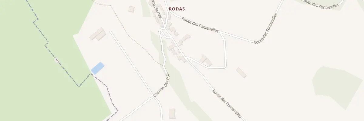 Plan du 146A Rodas à Saint-Rabier