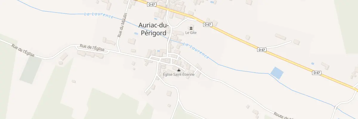 Plan du 12 Pl de l’Eglise à Auriac-du-Périgord