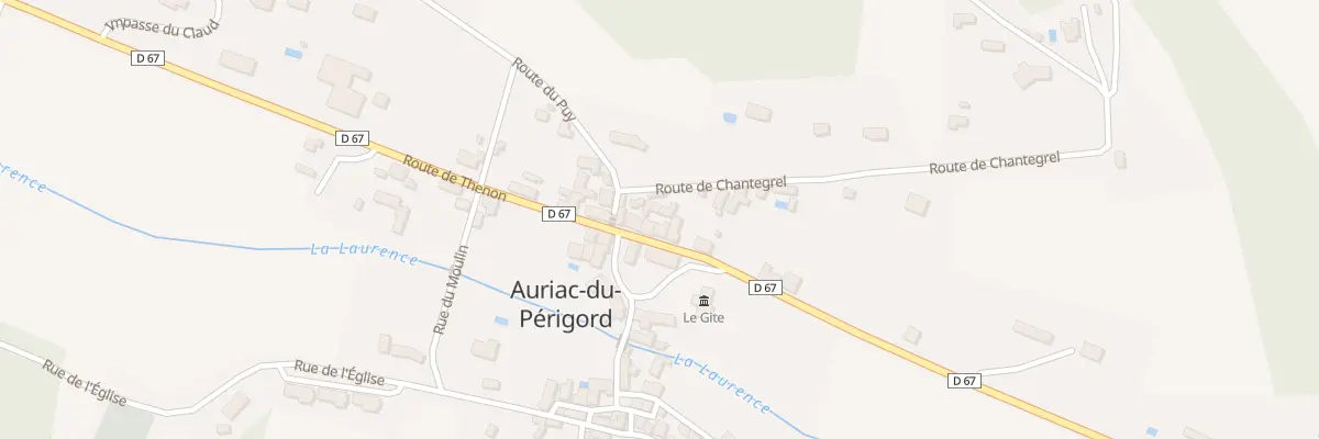 Plan du 59 Le Bourg à Auriac-du-Périgord