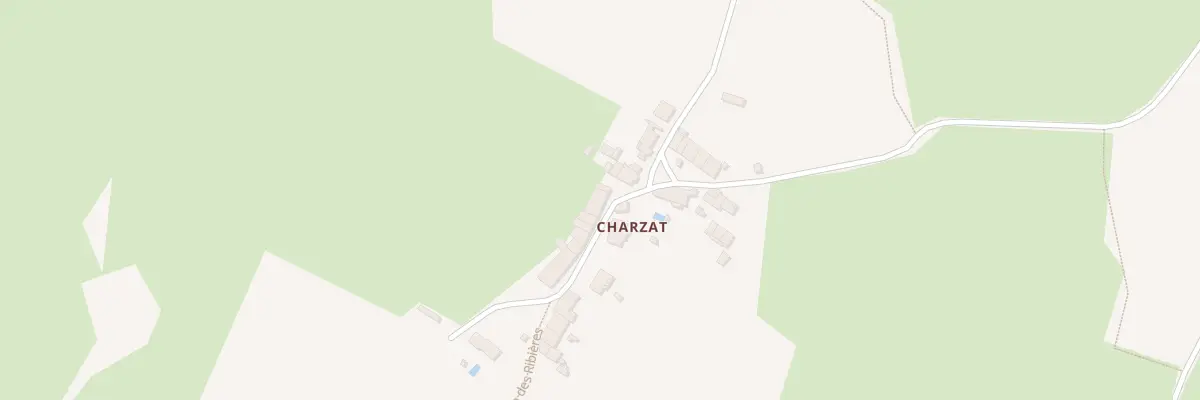 Plan du 14 Charzat à Droux