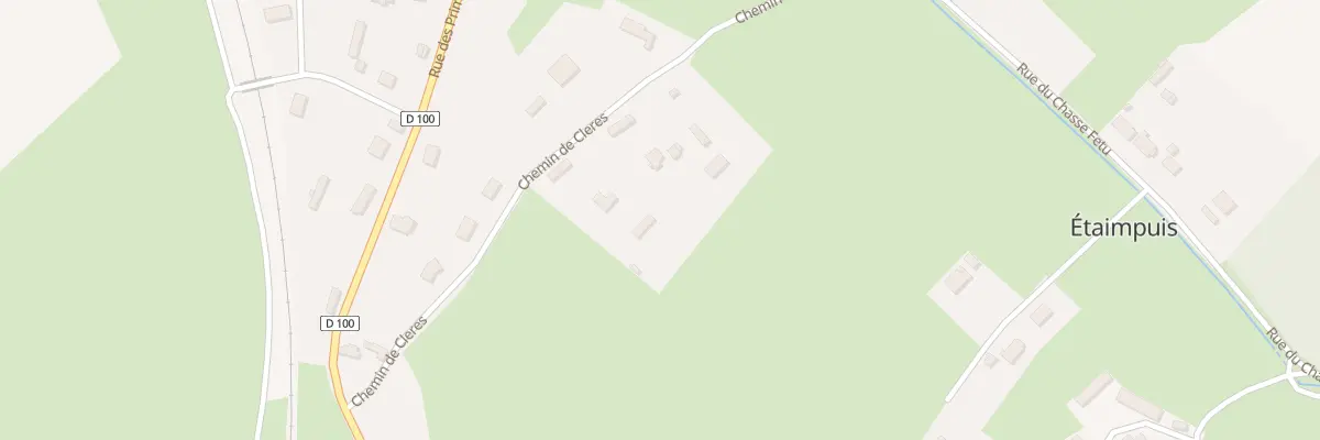 Plan du 24 Che de Cleres à Étaimpuis