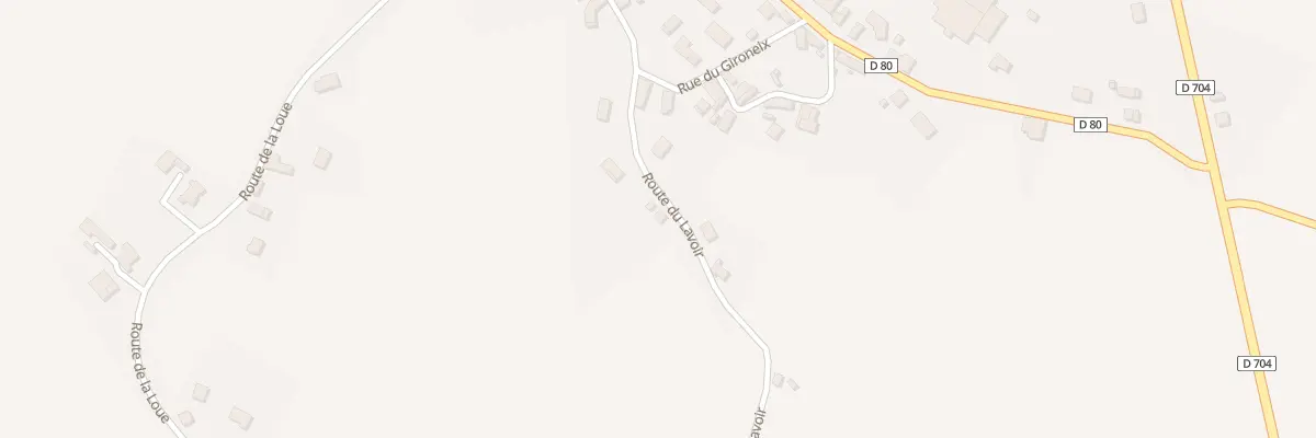 Plan du 18 Rte du Lavoir à Angoisse