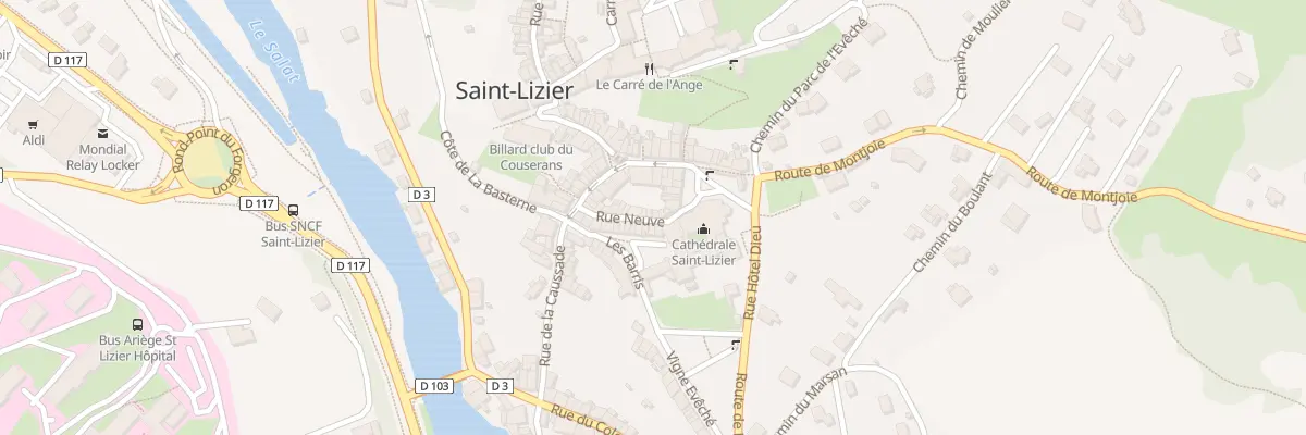 Plan du 132 La Ville à Saint-Lizier
