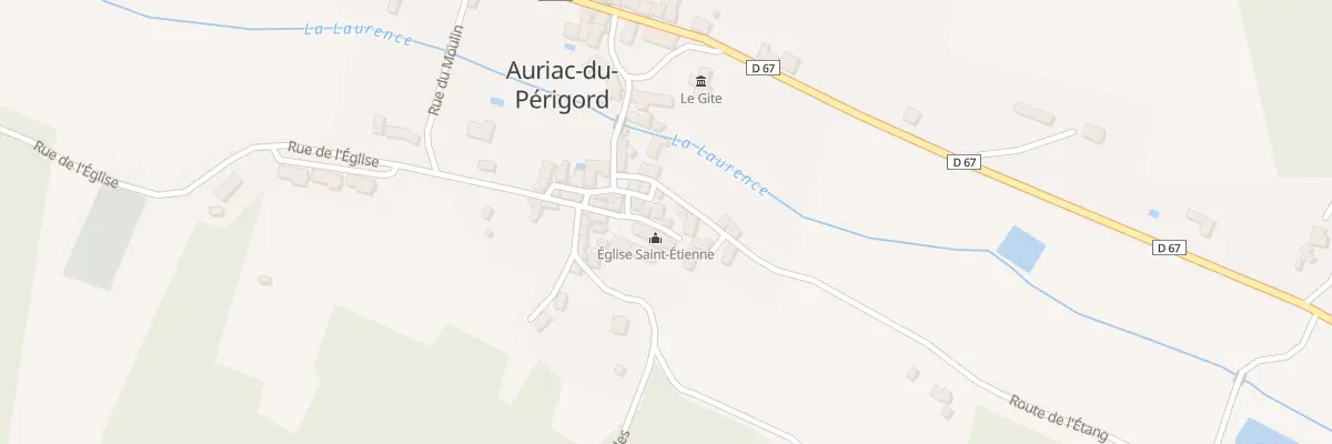 Plan du 10 Pl de l’Eglise à Auriac-du-Périgord