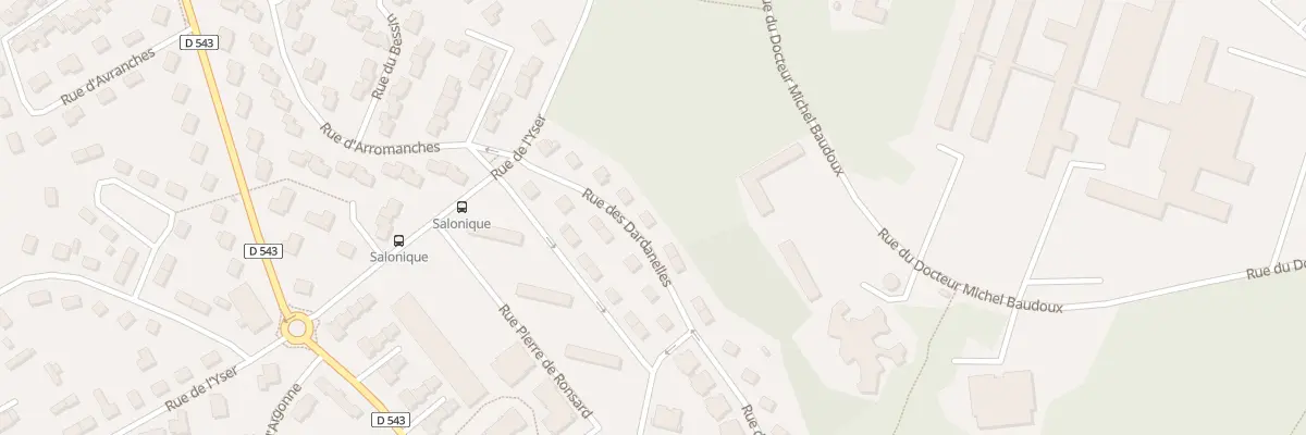 Plan du 24 Rue des Dardanelles à Évreux