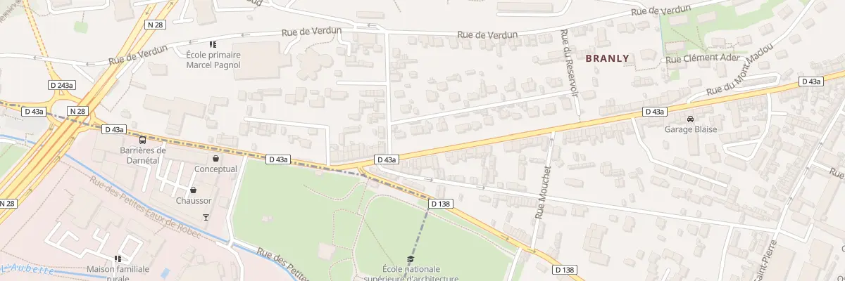 Plan du 66 Rte de Rouen à Darnétal