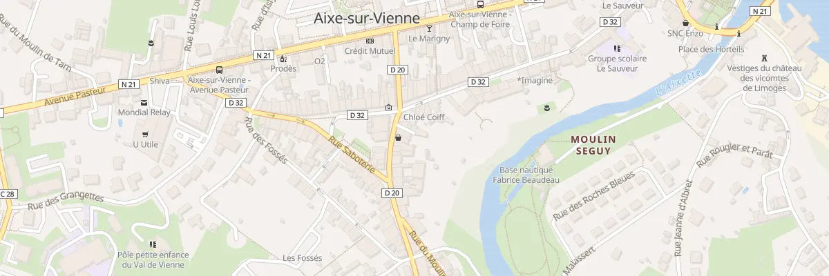 Plan du 5 Rue Victor Hugo à Aixe-sur-Vienne