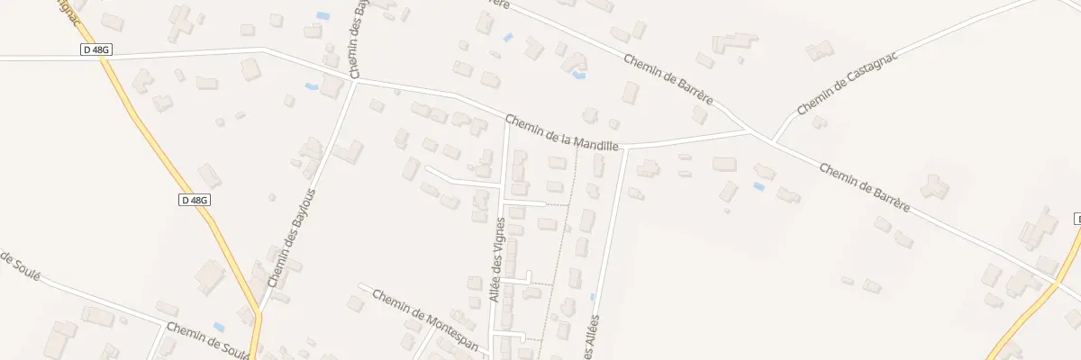 Plan du 34 All des Vignes à Saint-Élix-le-Château