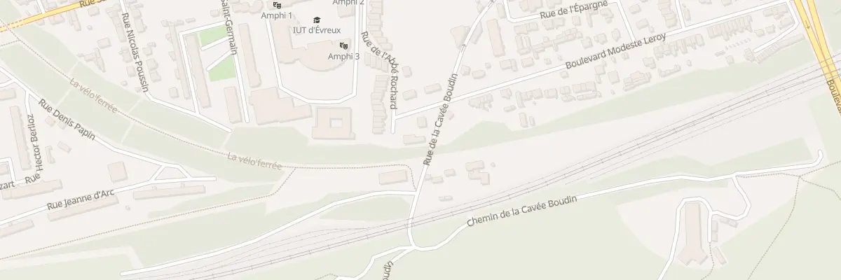 Plan du 30 Rue de la Cavée Boudin à Évreux