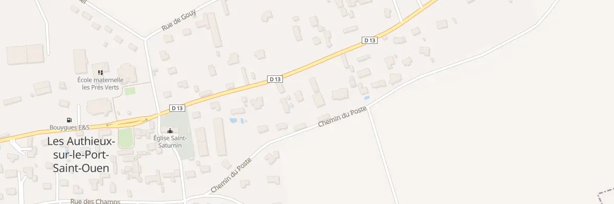 Plan du 574 Rue du Docteur Gallouen aux Authieux-sur-le-Port-Saint-Ouen