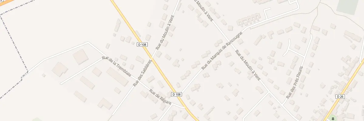 Plan du 23 Rue du Perche à Herbault