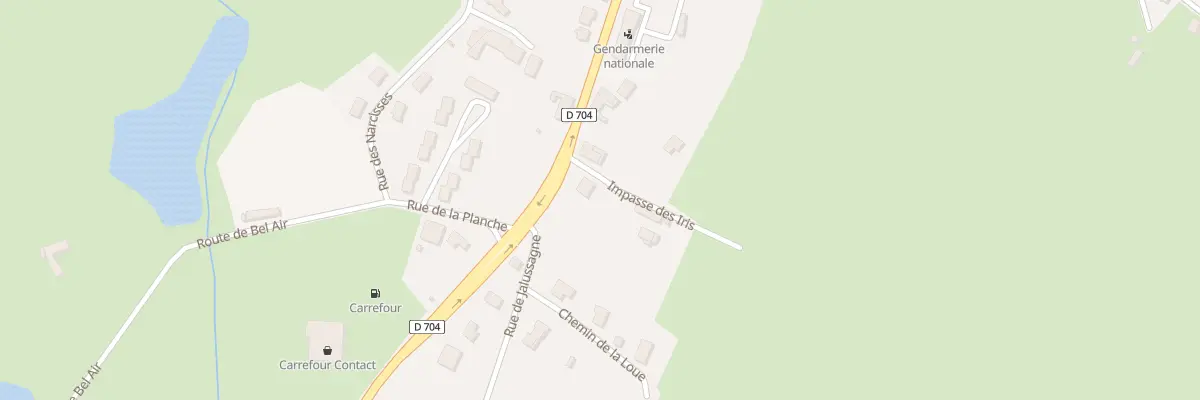 Plan du 54 Rue du Périgord à Lanouaille