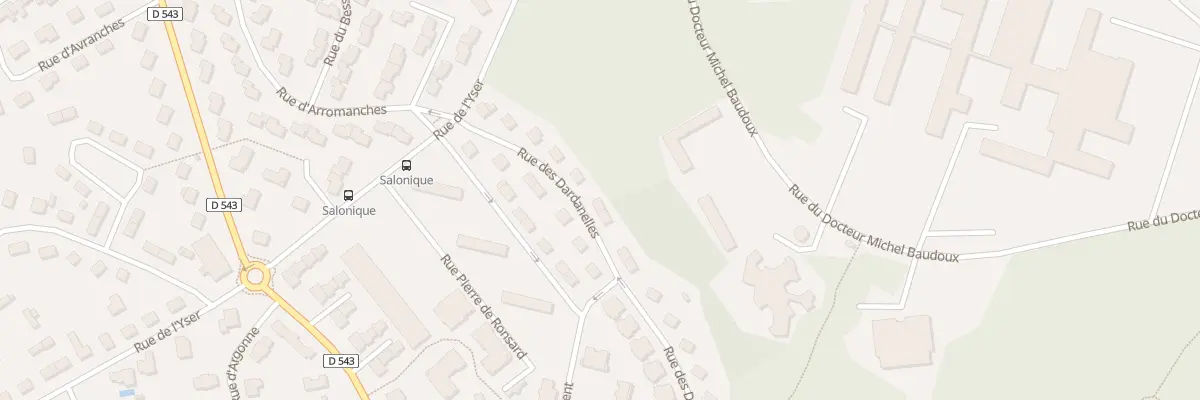 Plan du 22 Rue des Dardanelles à Évreux