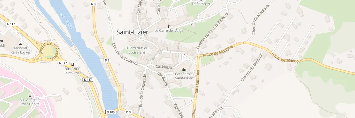 Plan du 120 La Ville à Saint-Lizier