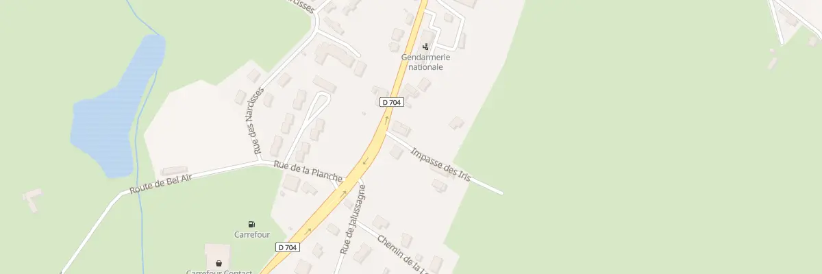 Plan du 52 Rue du Périgord à Lanouaille