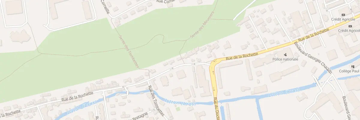 Plan du 48 Rue de la Rochette à Évreux